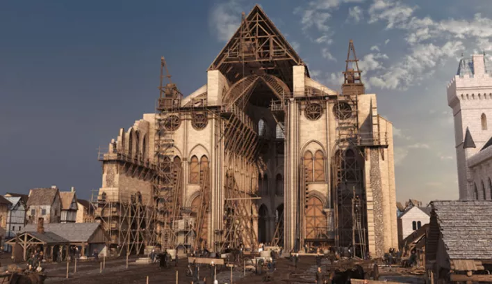 reconstituions construction Notre Dame