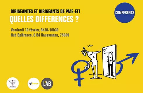 Bpifrance Le Lab : Dirigeantes et Dirigeants de PME-ETI : quelles différences ? 